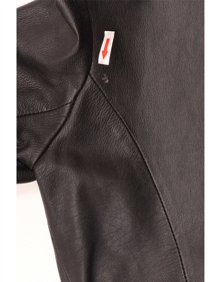Palton din piele pentru femei Calculus UK 14 Medium Black