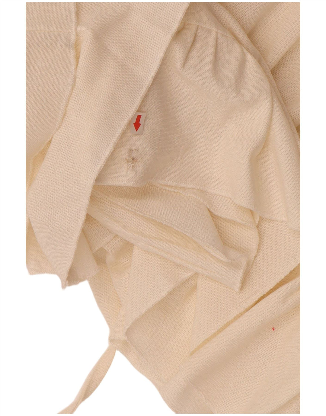 Rochie VINTAGE pentru femei cu mâneci lungi, fără umeri UK 12, in alb mediu mediu