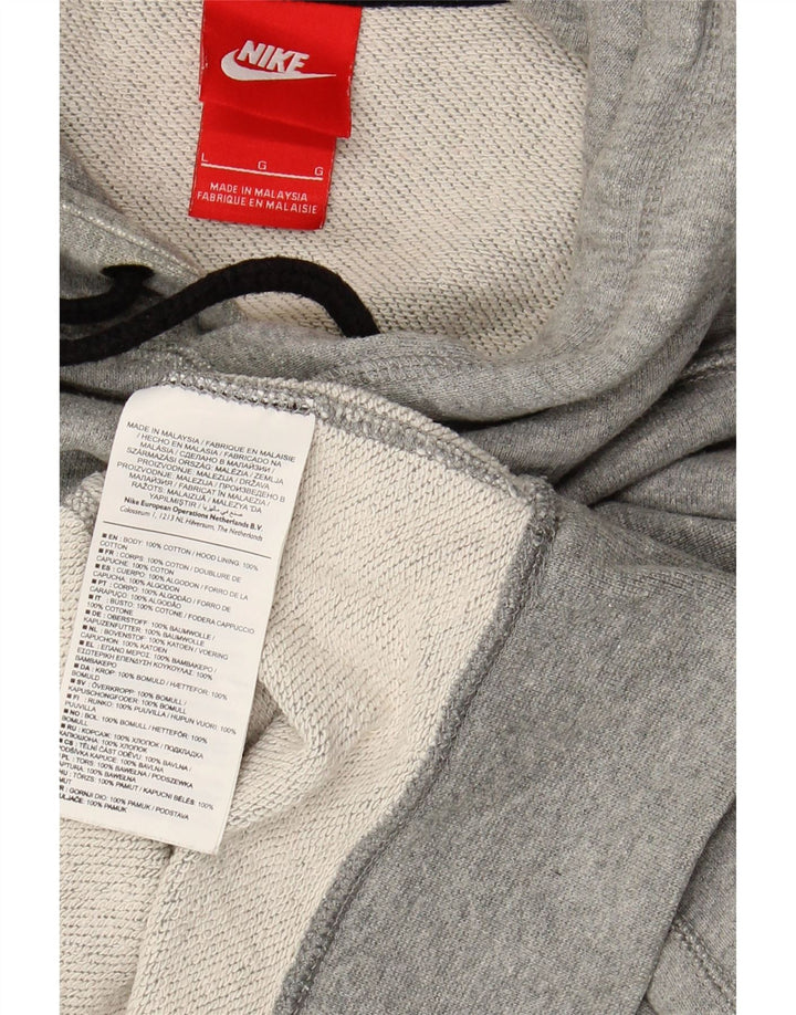 Pulover NIKE pentru bărbați, mare, gri, bumbac