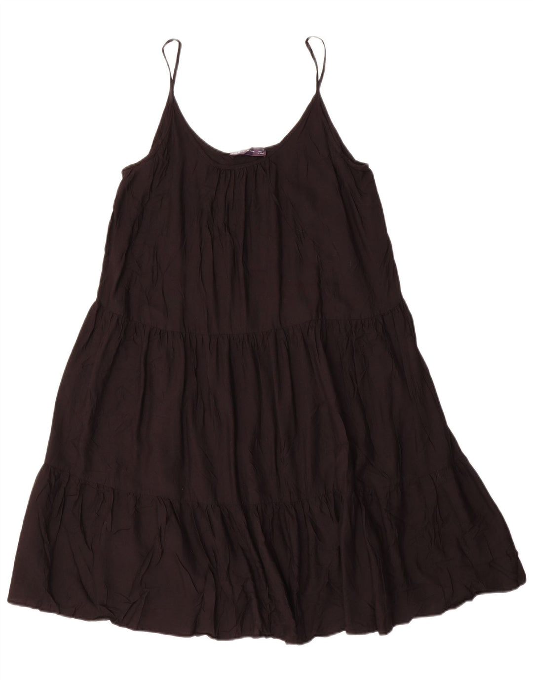 Rochie slip pentru femei Marks & Spencer UK 12 Medium Black Viscose