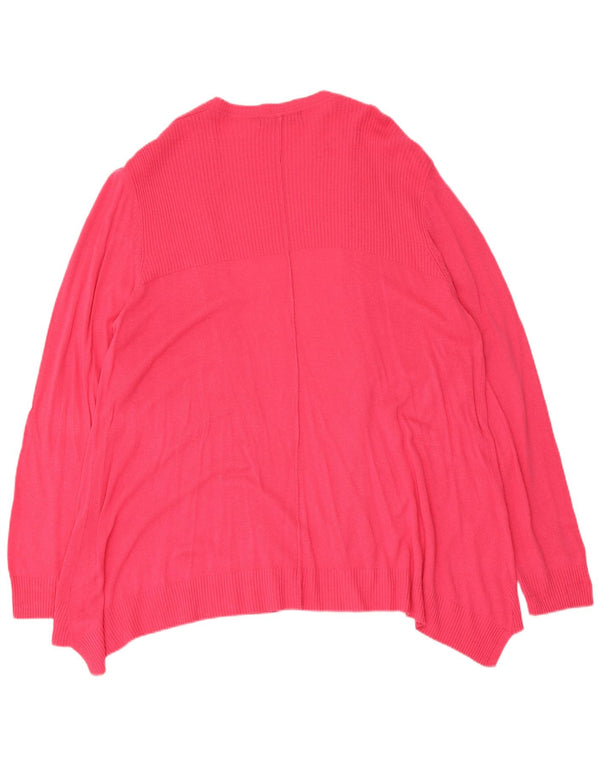Pulover cardigan deschis pentru femei Marks & Spencer UK 14 mare roz
