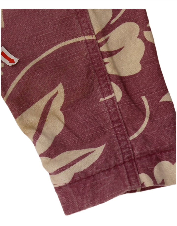 STREET ONE Jachetă Crop pentru Damă EU 36 Bumbac Floral Roz Mic