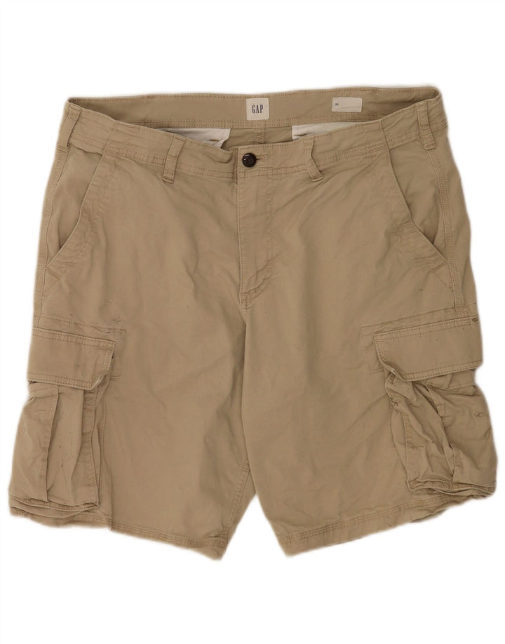 Pantaloni scurți pentru bărbați Gap Cargo W36 Large Beige Bumbac