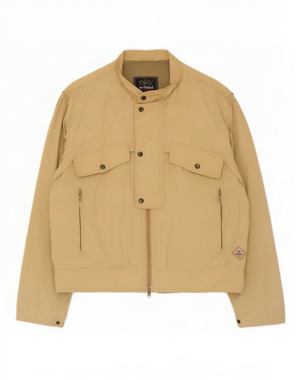 Jachetă bomber pentru bărbați Ivy Oxford UK 40 mare, bej, bumbac