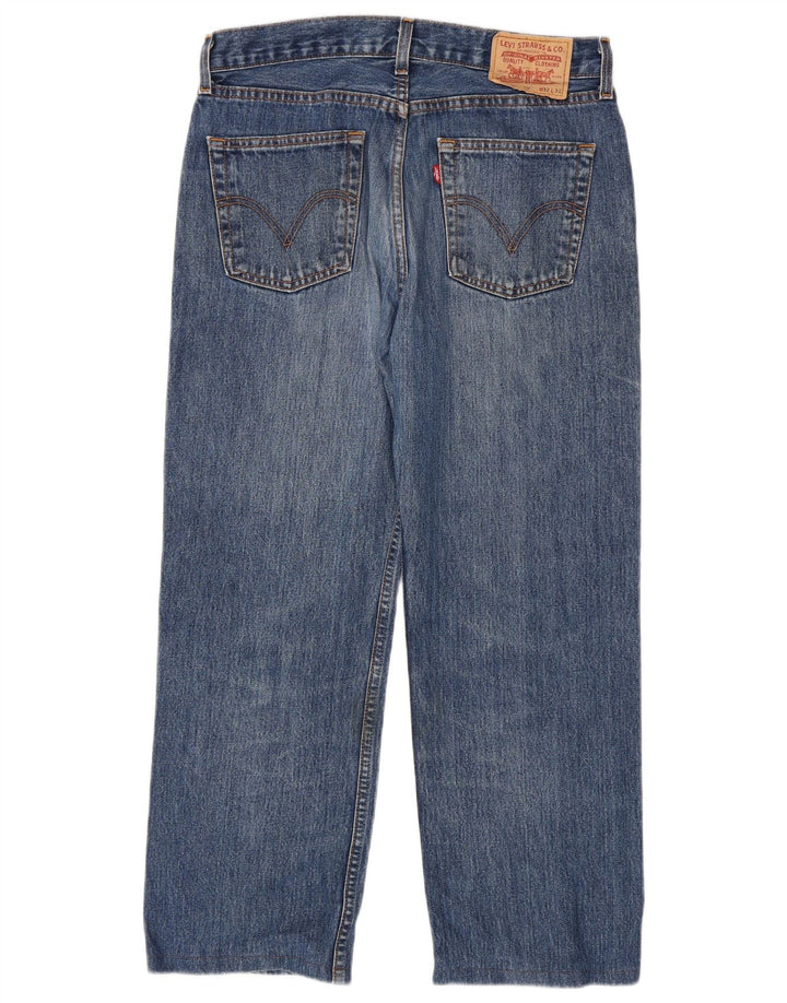 Blugi drepti pentru bărbați Levi's W32 L27 Bumbac albastru