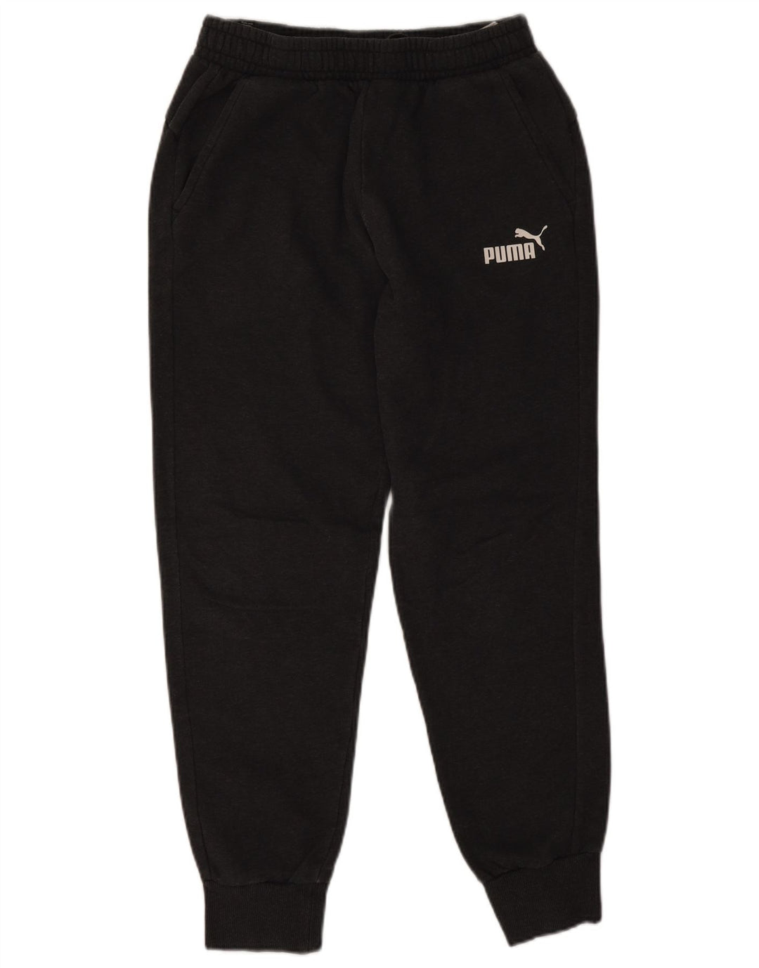 Pantaloni de trening Puma pentru bărbați Joggeri din bumbac gri mediu