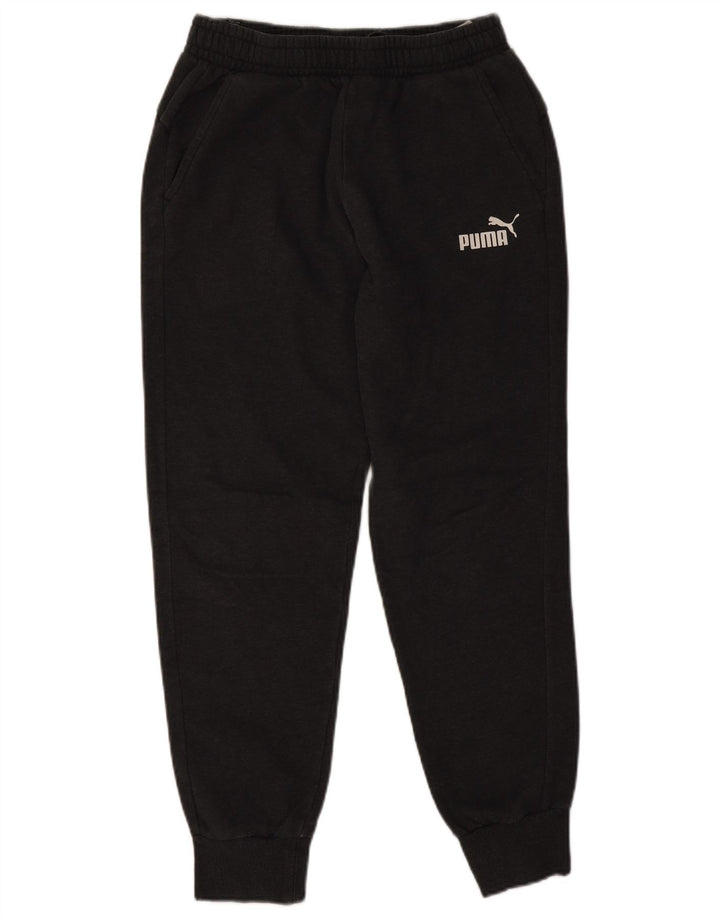 Pantaloni de trening Puma pentru bărbați Joggeri din bumbac gri mediu
