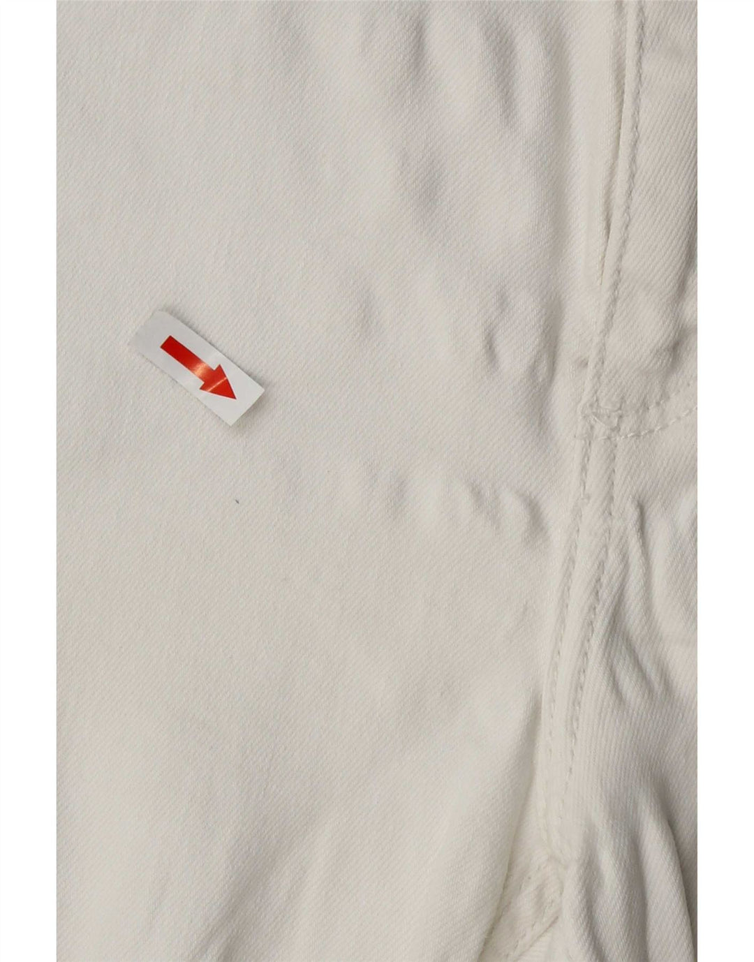 Pantaloni Drepți Decupați De Damă Zara Mari L32 L25 Alb