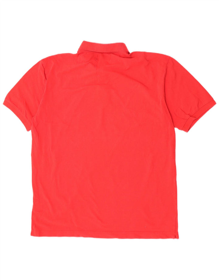 Cămașă polo pentru bărbați Kappa 3XL bumbac roșu