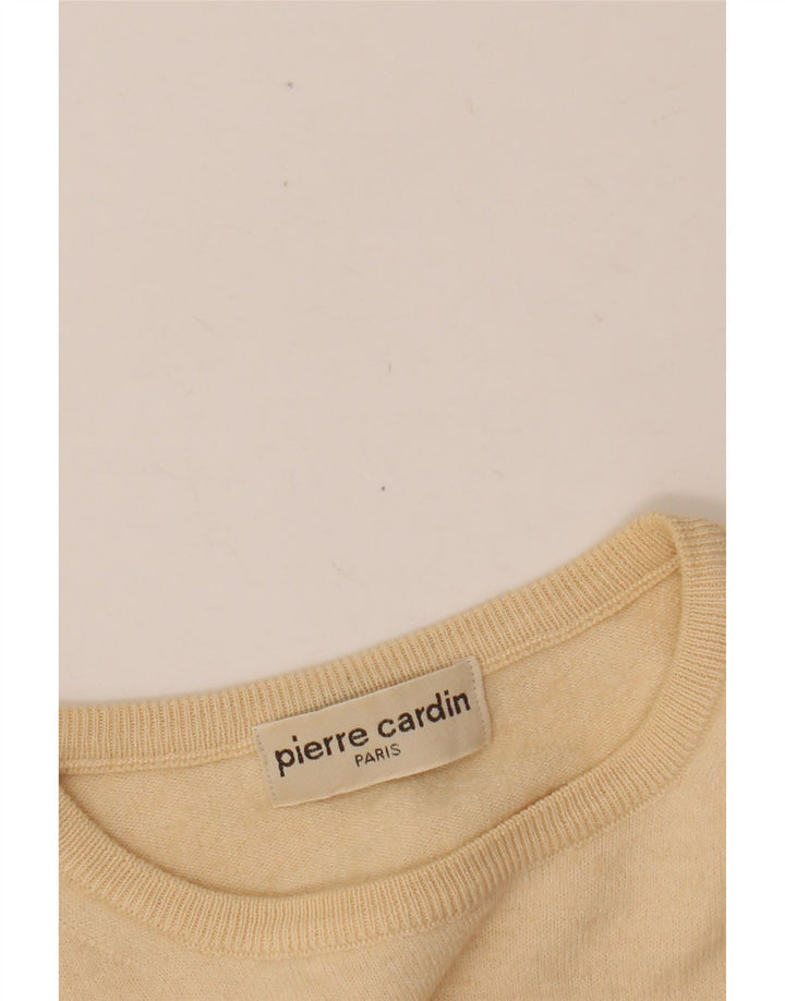 PIERRE CARDIN Pulover pentru damă cu gât de barcă UK 12 Medium Bej