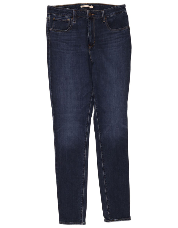 Blugi skinny cu talie mare 721 Levi's pentru femei W31 L32 bumbac bleumarin