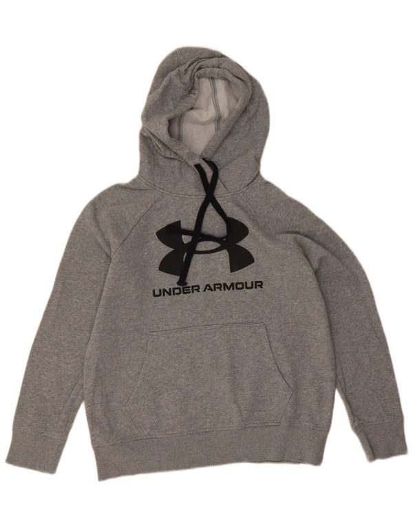 Pulover supradimensionat cu glugă Under Armour pentru femei UK 6 XS, gri pătat