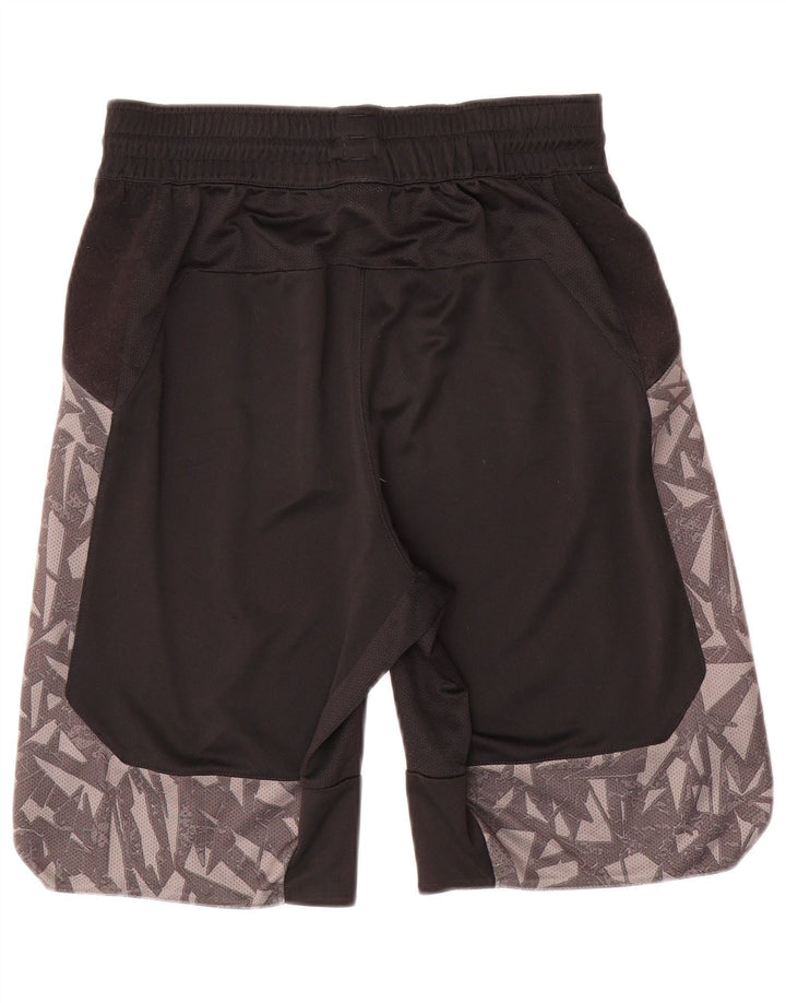 Pantaloni scurți sport pentru bărbați Adidas, negru, poliester geometric