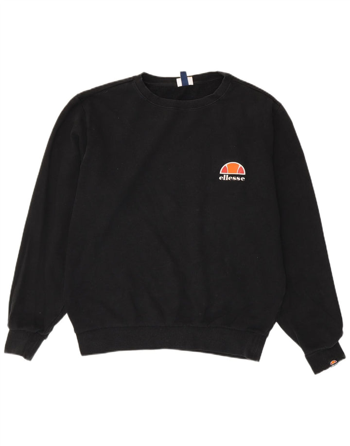 Pulover supradimensionat pentru femei Ellesse UK 14, mare, negru, bumbac