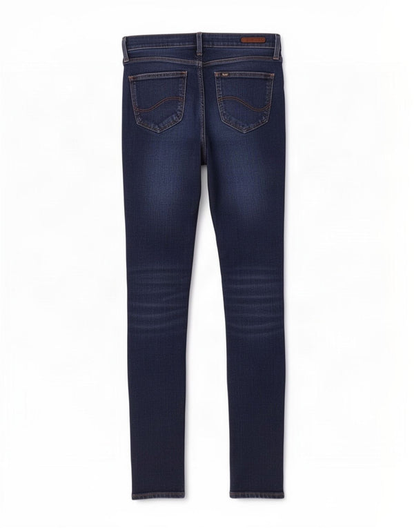 Blugi skinny pentru femei Scarlett Lee W32 L33 bumbac bleumarin