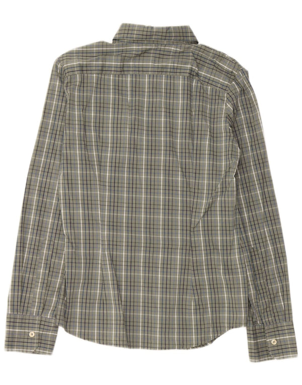 Cămașă Benetton pentru femei UK 12 Medium Khaki Check Bumbac