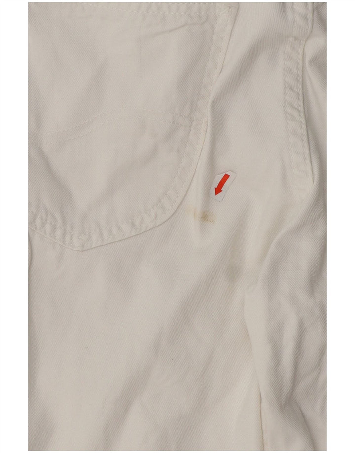 Blugi evazați pentru femei Lee US 12 Large W31 L29 Bumbac alb