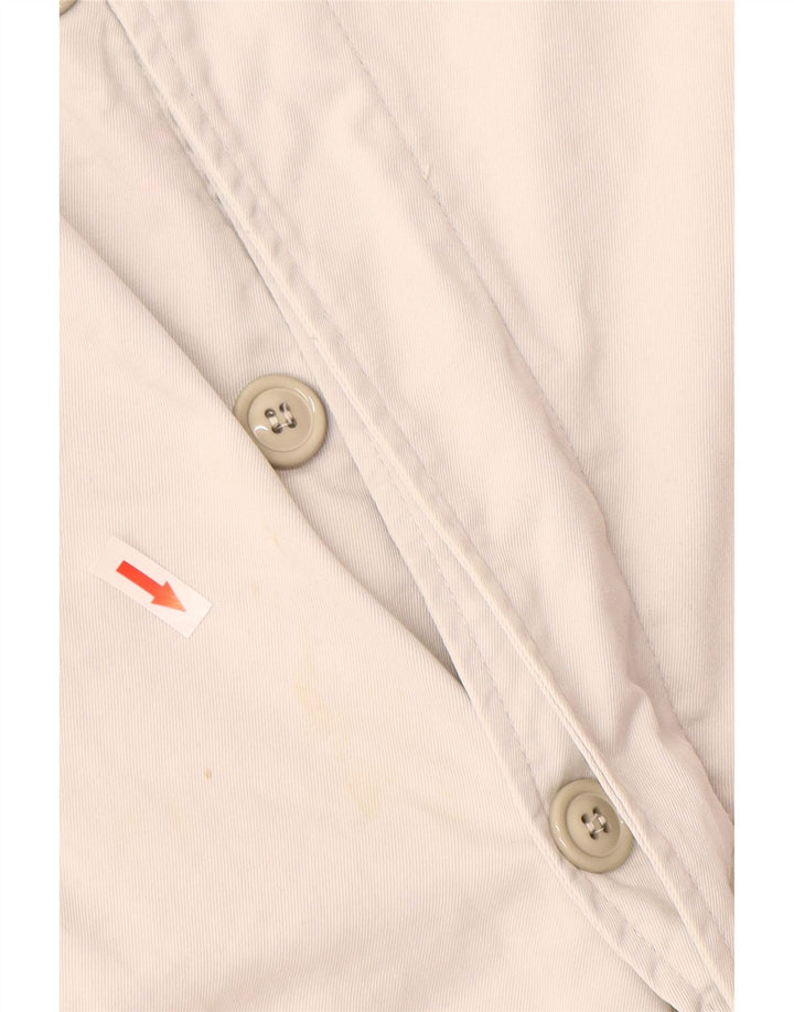 Pardesiu cu grafică uniformă pentru bărbați UK 40 Large White