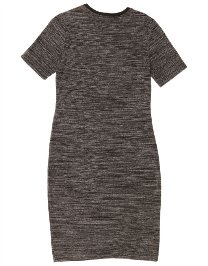 Rochie teacă pentru femei Zara UK 12 Medium Gri Pete