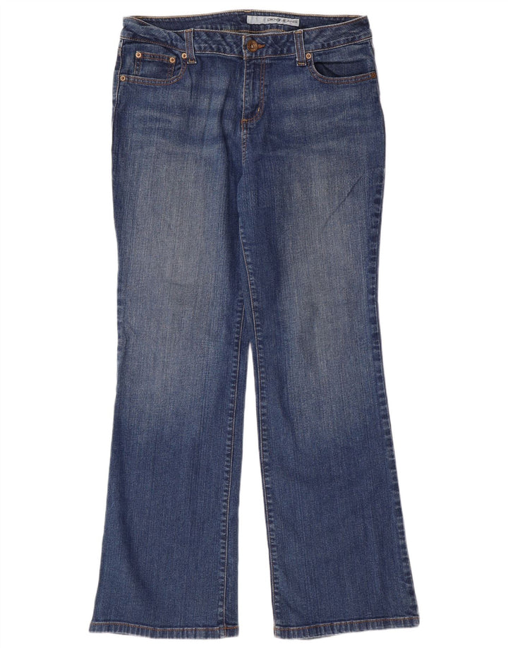 Blugi Bootcut Dkny pentru femei US 16 2XL W35 L32 Bumbac albastru