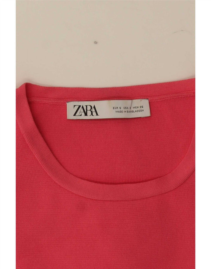 Top cu vestă pentru femei Zara UK 8 Small Pink
