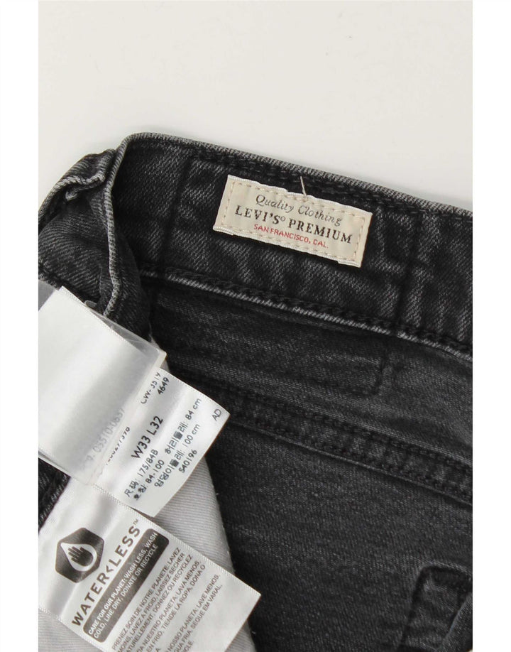Blugi slim pentru bărbați Levi's W33 L32 bumbac gri