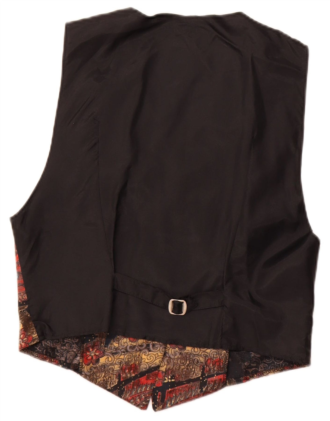 Vestă de damă vintage UK 14 mare, multicoloră, mozaic