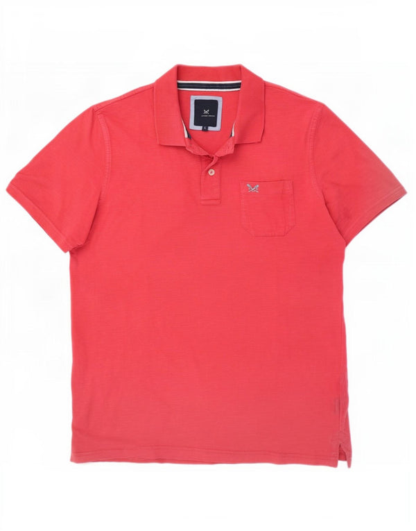 Crew Clothing Tricou polo pentru bărbați, mare, roz, bumbac