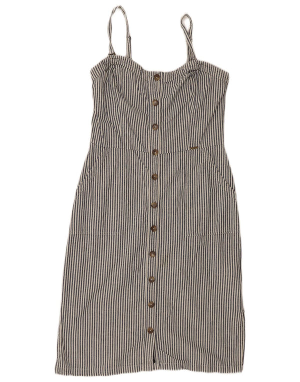 Rochie de soare pentru femei Superdry UK 10 mic, bleumarin, bumbac cu dungi