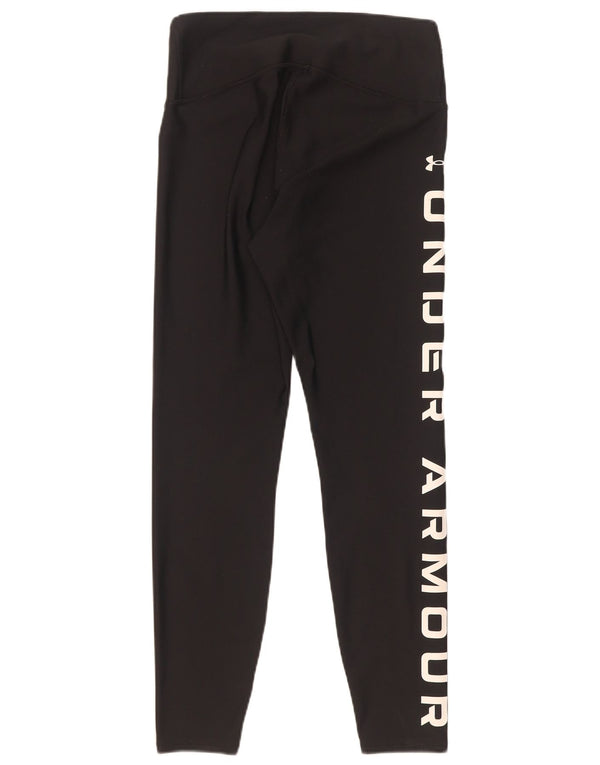 Leggings grafic Under Armour pentru femei Heat Gear UK 12 Medium Black