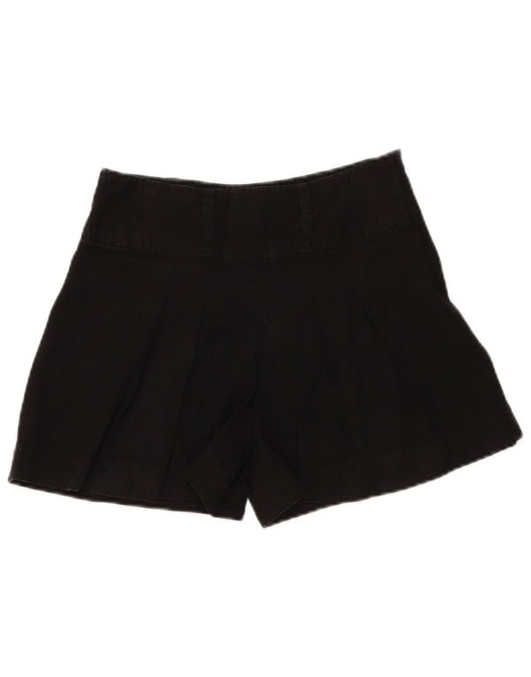 Pantaloni scurți casual Oasis pentru femei, UK 8 Small W28 Lyocell negru