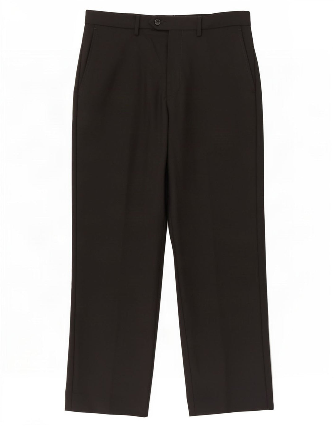 Marks & Spencer Pantaloni casual croiți pentru bărbați L34 L31 Poliester negru