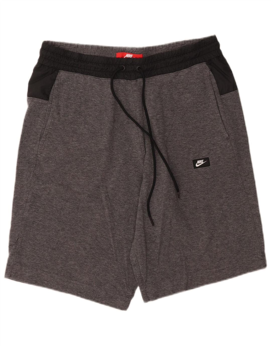 Pantaloni scurți sport Nike pentru bărbați, mari, gri, bumbac