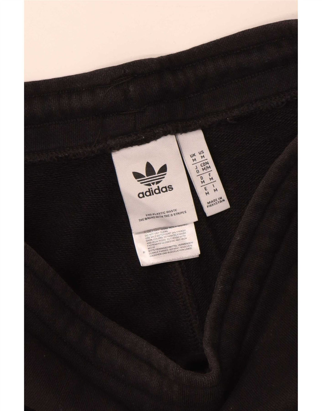 Pantaloni scurți sport pentru bărbați Adidas, bumbac mediu negru