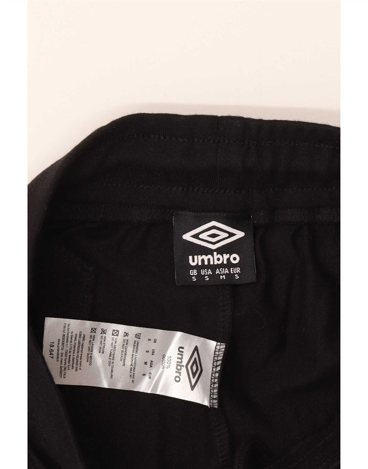Pantaloni scurti sport Umbro pentru bărbați, bumbac negru mic