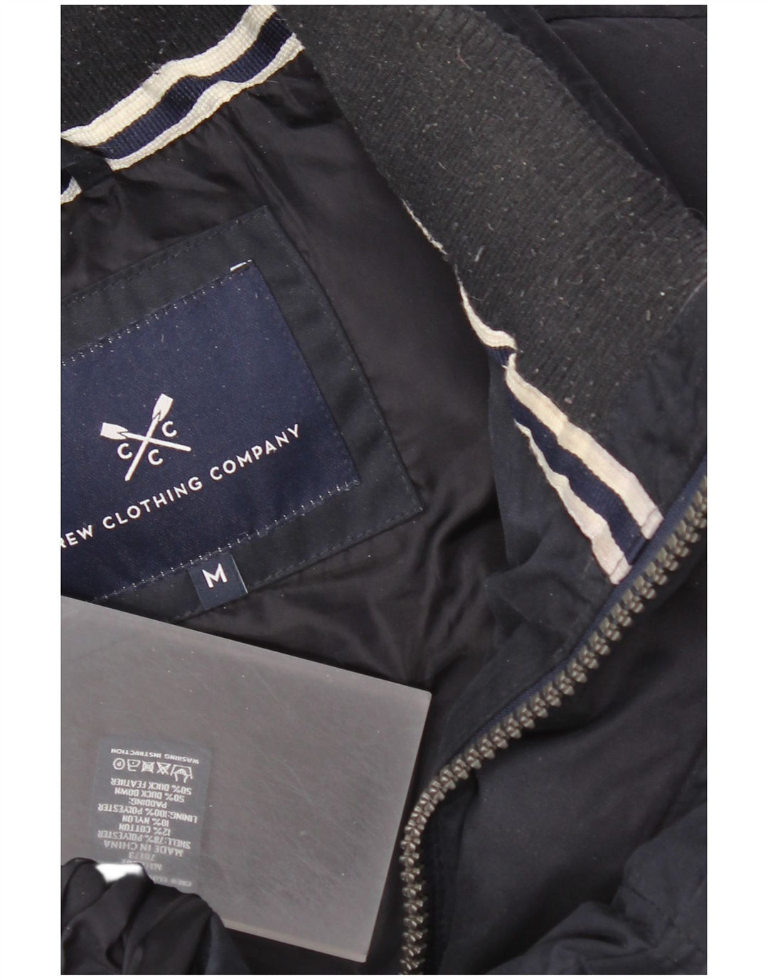 Crew Clothing Gilet căptușit pentru bărbați UK 38 Medium Bleumarin Poliester