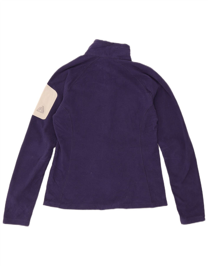 Jachetă fleece pentru femei EDDIE BAUER UK 12 Mov mediu Poliester color bloc