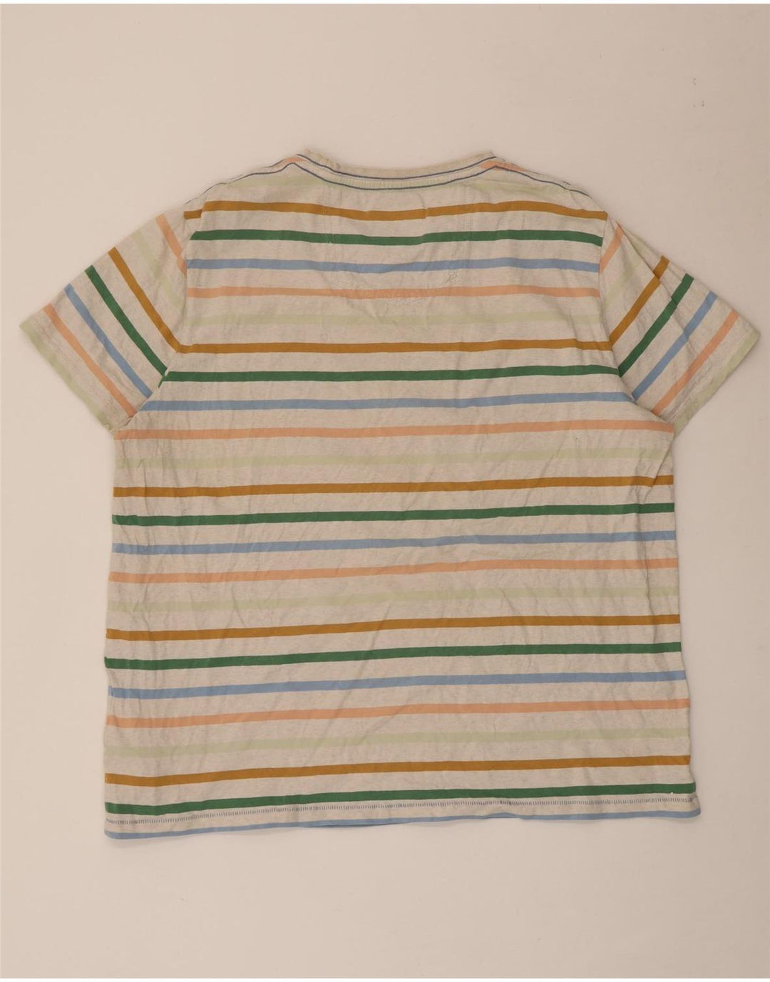 Tricou pentru bărbați Fat Face Top 2XL Bumbac cu dungi multicolore