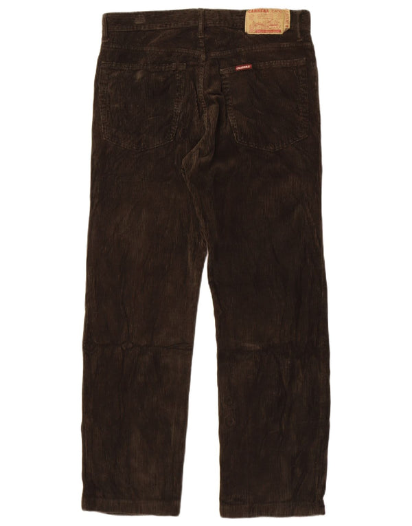 Pantaloni drepti din velur pentru bărbați Carrera IT 48 Medium W30 L28 Kaki