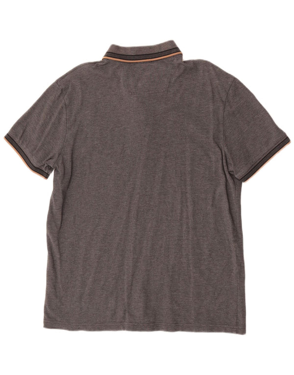 Tricou polo Hugo Boss pentru bărbați, XL, gri bumbac