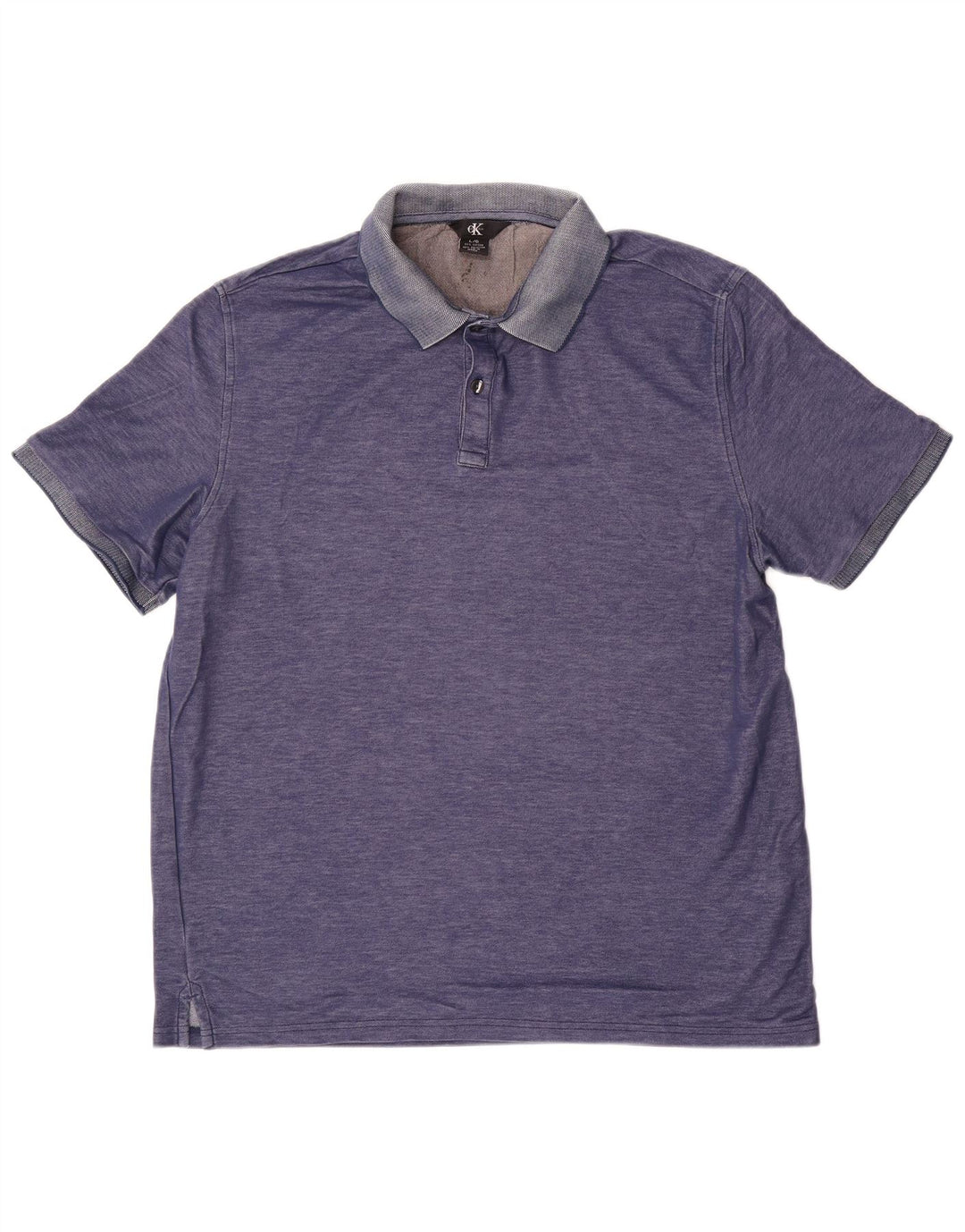 Cămașă polo CALVIN KLEIN pentru bărbați, mare, albastru, bumbac