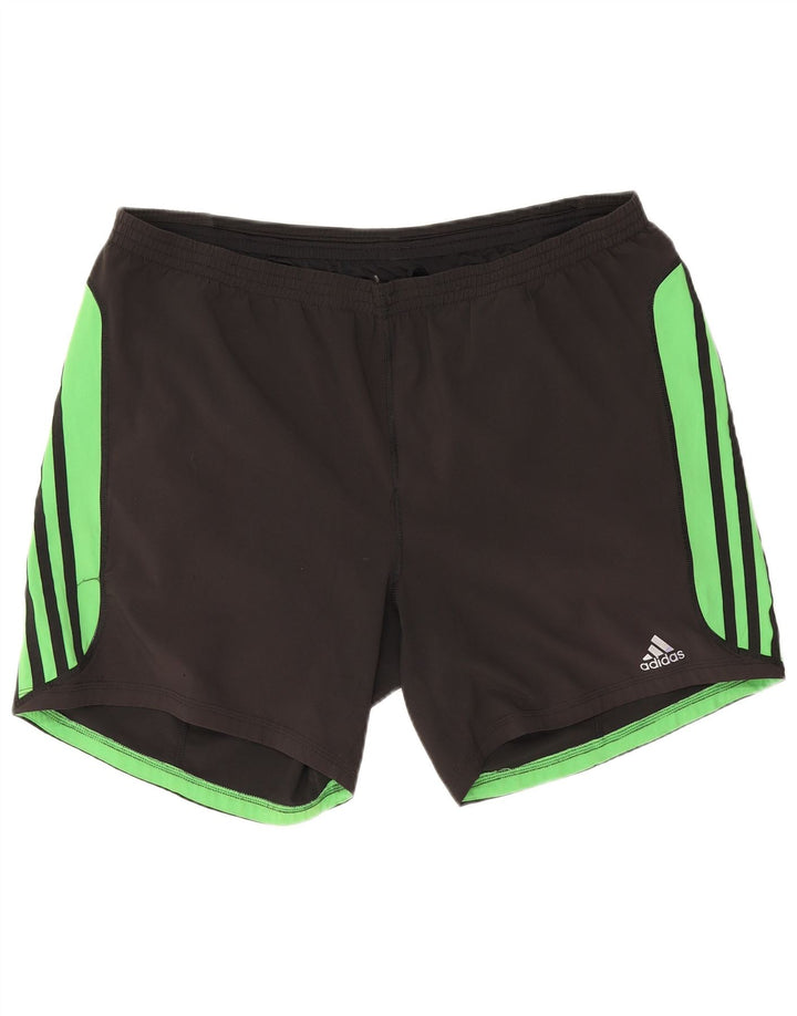 Pantaloni scurți sport pentru bărbați Adidas Climacool XL, negru, poliester color bloc
