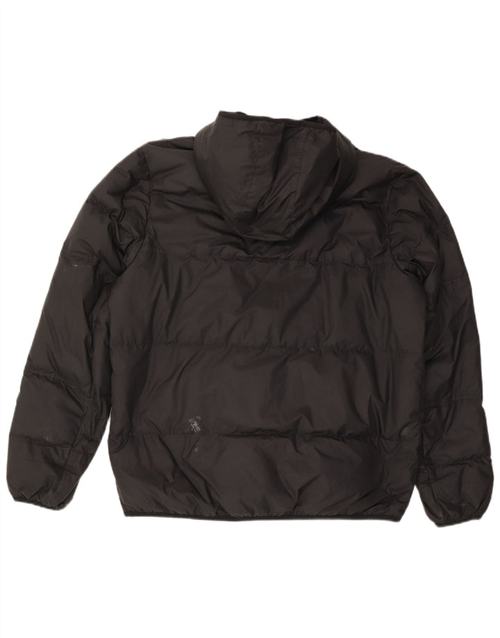 Jachetă căptușită cu glugă pentru bărbați Nike UK 40 Poliester negru mare