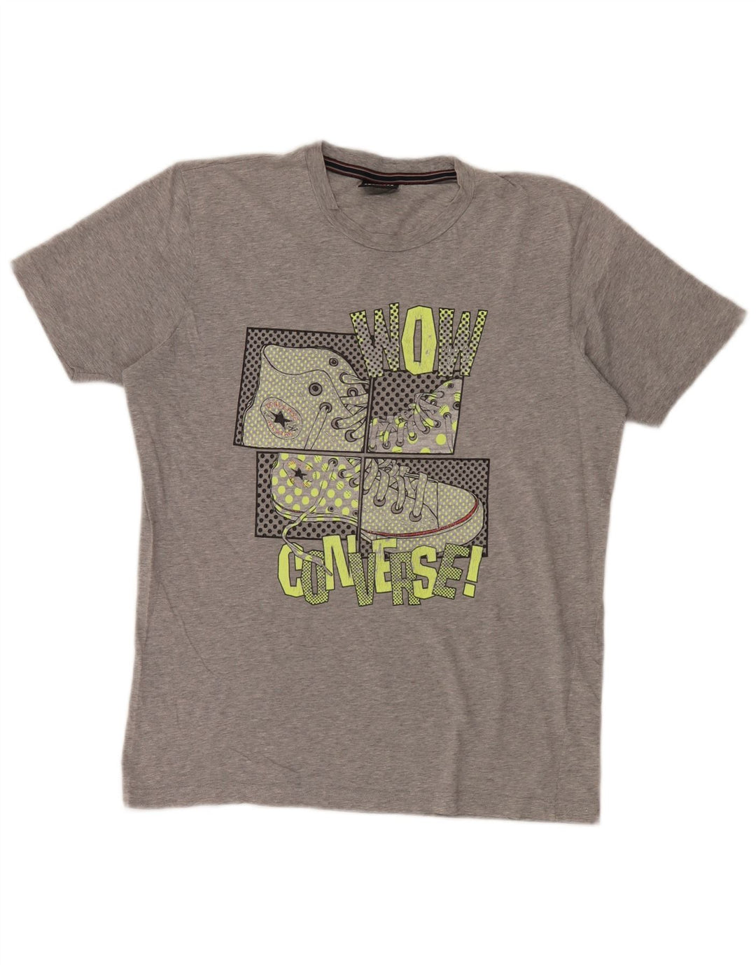 Tricou grafic Converse pentru bărbați Top XL, bumbac cu pete gri