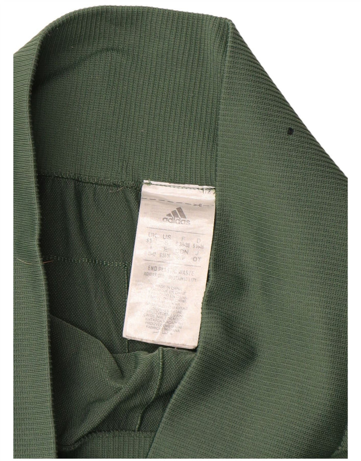 Leggings pentru femei Adidas UK 8/10 Poliester verde mic