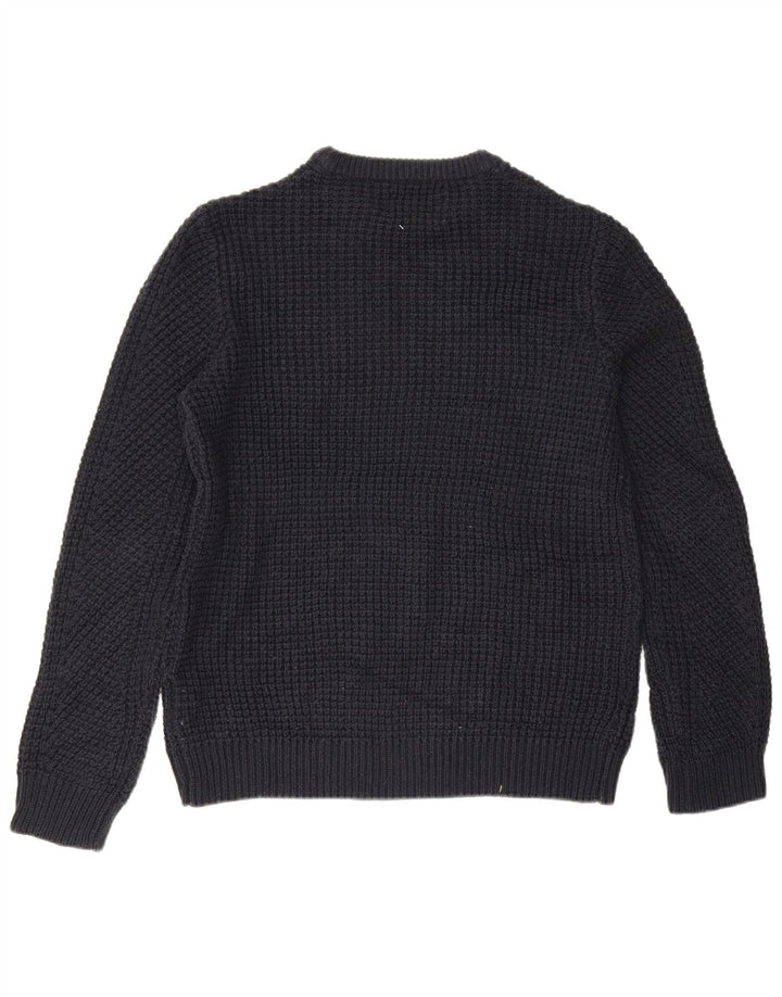 Pulover Jack & Jones pentru bărbați Core Crew Deck, bumbac mediu albastru bleumarin