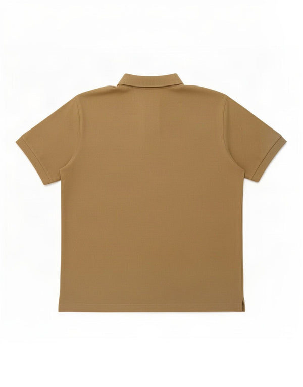 Kappa Mens Polo Shirt Large Beige Cotton