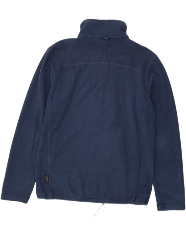 Jack Wolfskin Mens Liner Fleece Jacket UK 42 Poliester mare bleumarin