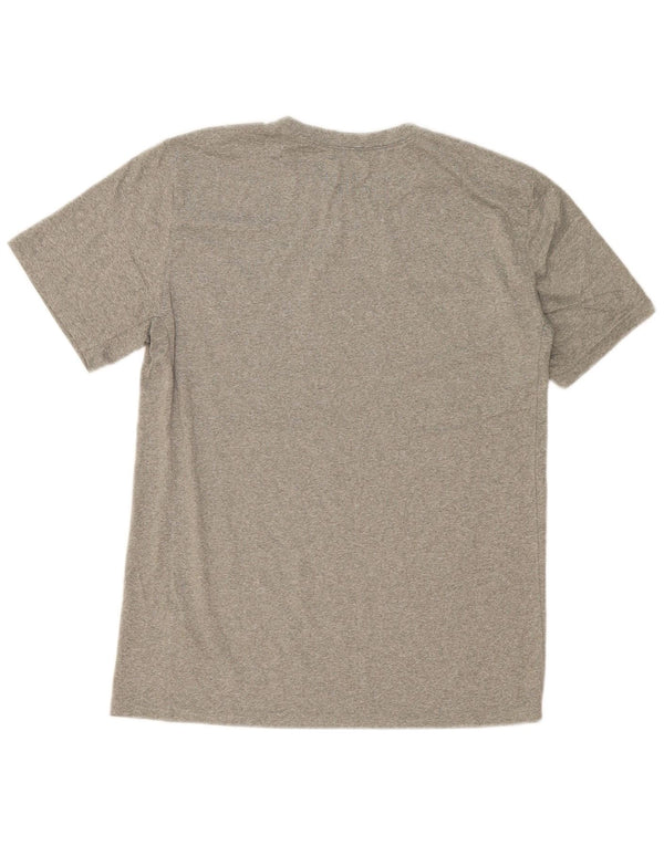 Tricou grafic Nike Dri Fit pentru bărbați Top Medium Gri Poliester