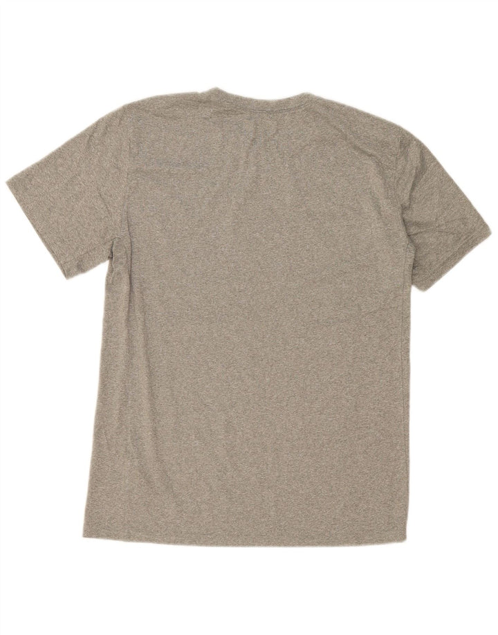 Tricou grafic Nike Dri Fit pentru bărbați Top Medium Gri Poliester